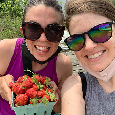 U-pick or pre-picked strawberries, however you want, at Jones Family Farm Market in Edgewood and Baltimore area, Maryland. 